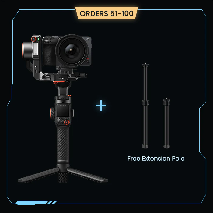 Hohem iSteady MT3 Pro Kit AI Camera Gimbal Stabilizer - Image 3