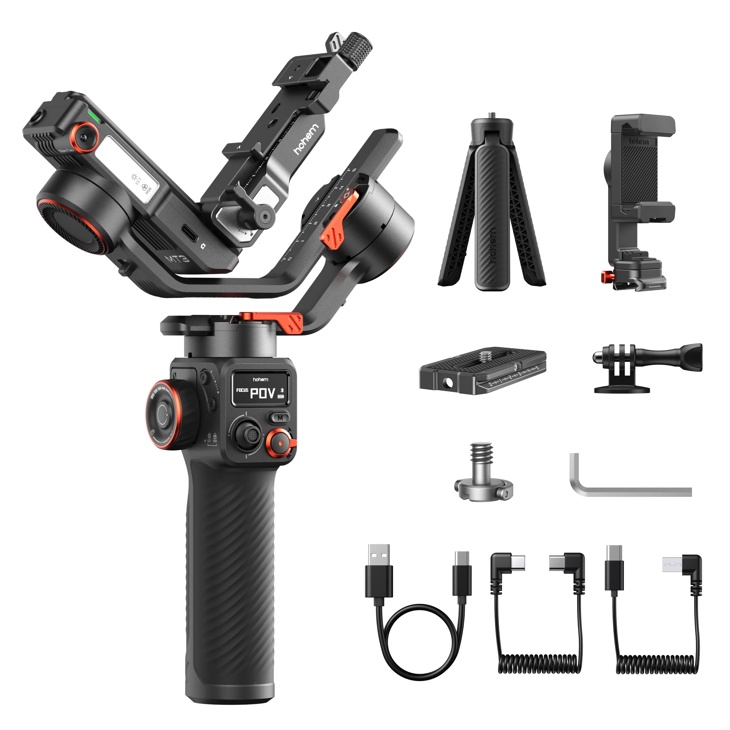 Hohem iSteady MT3 Pro Kit AI Camera Gimbal Stabilizer - Image 6
